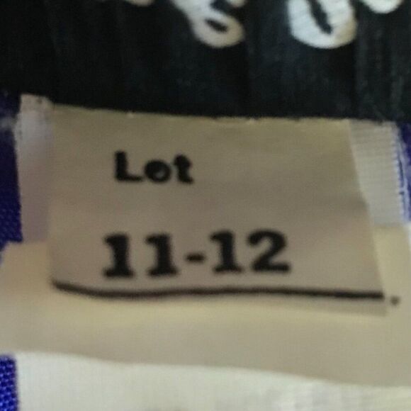 Vintage 90s Blue Sequin Glam Slit Evening Prom Homecoming Dress / Size: 11-12 - Picture 10 of 12